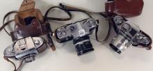 THREE VINTAGE CAMERAS