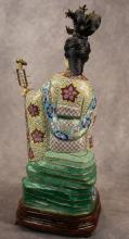 CHINESE CLOISONNE FIGURINE