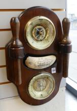 TWO WALL BAROMETERS