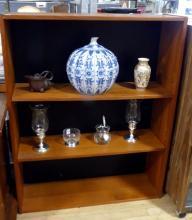 TEAK HANGING BOOKSHELF