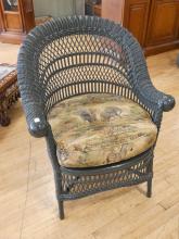 WICKER ARMCHAIR