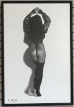 FRAMED "CHER" POSTER