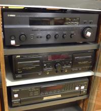 STEREO COMPONENTS AND CABINET