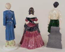 THREE COALPORT "ENGLISH ROYALTY" FIGURINES