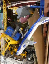 TWO BOX LOTS OF ASSEMBLED MODELS