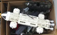TWO BOX LOTS OF ASSEMBLED MODELS