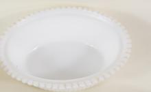 FIVE MILK GLASS NESTING DISHES