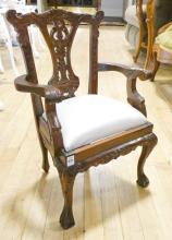 CHIPPENDALE CHILD'S/DOLL CHAIR