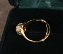 14KT GOLD PEARL RING