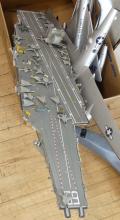 BOX AND BIN OF LARGE MODELS