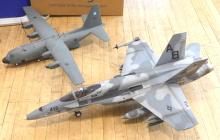 BOX AND BIN OF LARGE MODELS