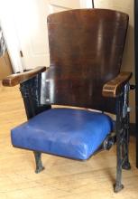 VINTAGE FOLDING THEATRE SEAT