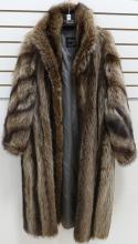 FULL LENGTH RACCOON COAT