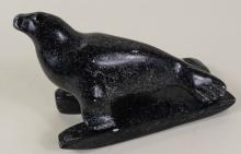 INUIT SOAPSTONE "SEAL" CARVING