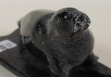 INUIT SOAPSTONE "SEAL" CARVING