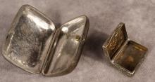 RUSSIAN SILVER AND ITALIAN SNUFF BOXES