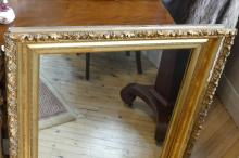 TWO ANTIQUE WALL MIRRORS