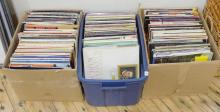 THREE BOXES OF CLASSICAL RECORDS