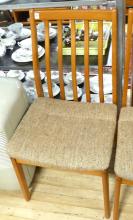 PAIR OF TEAK SIDE CHAIRS