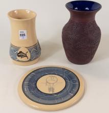 THREE PIECES OF INDIGENOUS POTTERY