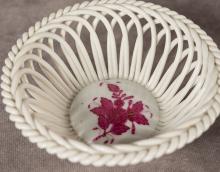 THREE PIECES OF HEREND PORCELAIN