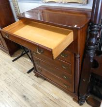 ANTIQUE CHERRY CHEST OF DRAWERS