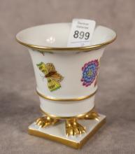 THREE PIECES OF HEREND PORCELAIN