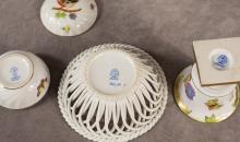 THREE PIECES OF HEREND PORCELAIN