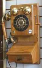 COCA-COLA OAK WALL PHONE