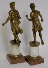 GILT BRONZE FIGURES