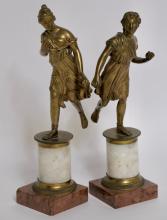 GILT BRONZE FIGURES