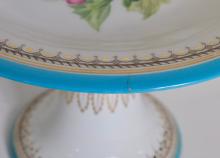 PAIR OF VICTORIAN PEDESTAL PLATES