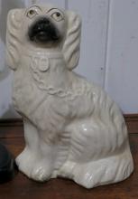 STAFFORDSHIRE DOG AND LAMP