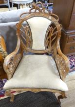 PAIR OF ART NOUVEAU ARMCHAIRS