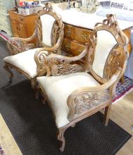 PAIR OF ART NOUVEAU ARMCHAIRS