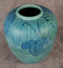 ANTIQUE AWAJI POTTERY VASE