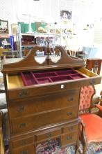 QUEEN ANNE TALLBOY DRESSER