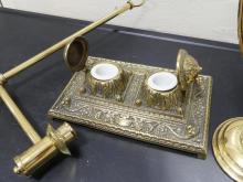 THREE BRASS ITEMS