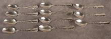 BIRKS "LOUIS XV" STERLING DEMITASSE SPOONS