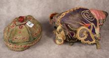 TWO ANTIQUE CHINESE HATS