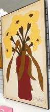 LARGE MCM PAINTING ON LINEN