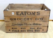 EATON'S FOLDING GROCERY BOX