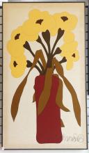 LARGE MCM PAINTING ON LINEN