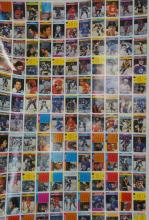 UNCUT DOUBLE SHEET OF HOCKEY CARDS