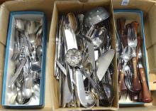 BOX OF ASSORTED CUTLERY