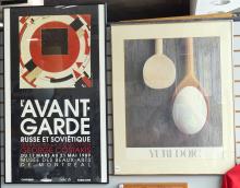 TWO FRAMED POSTERS