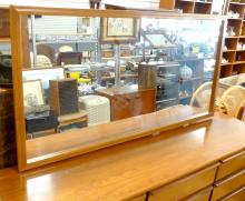 MCM WALNUT DRESSER WITH MIRROR