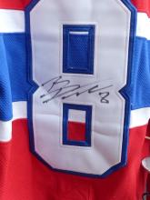 AUTOGRAPHED JERSEY AND PADDLE BLADE