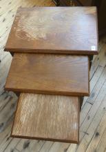 OAK NEST OF TABLES
