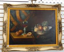FRAMED "STILL LIFE" OIL PAINTING